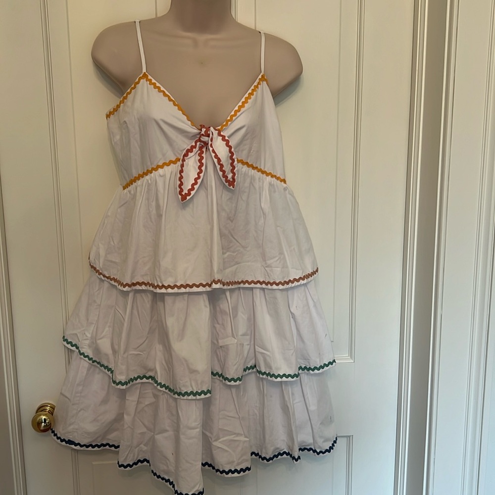 English Factory Tiered Strappy Dress